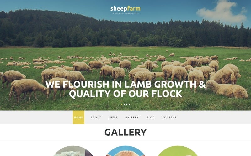 sheep farm joomla template original