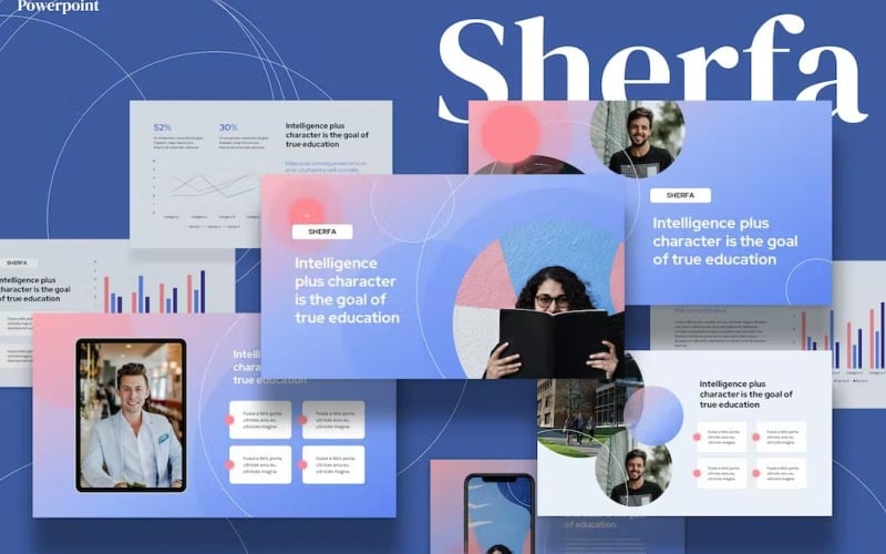 sherfa education powerpoint template original