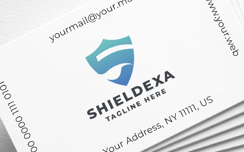 shieldexa letter s pro logo template original