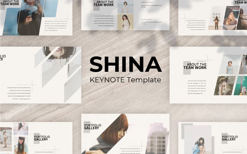 shina presentation powerpoint template original