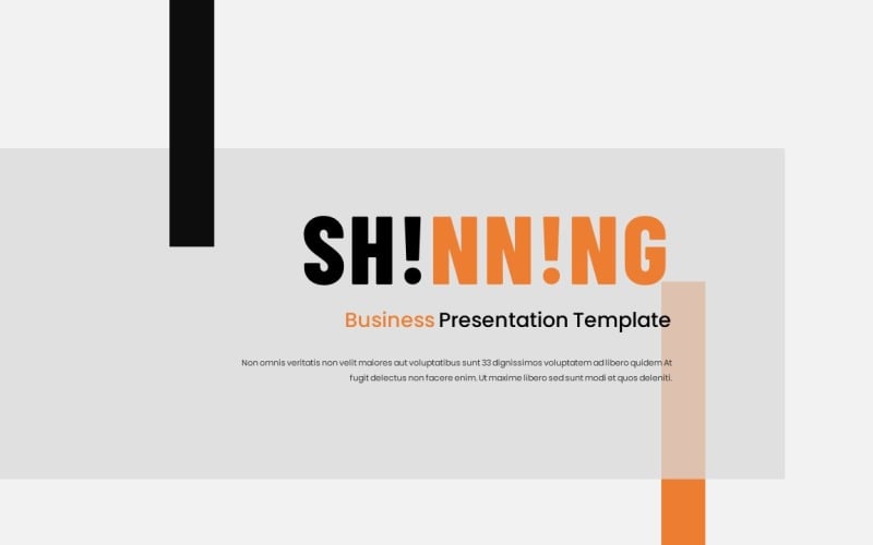 shinning business powerpoint template original