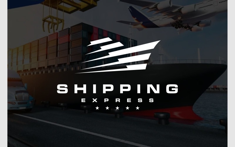 ship shipping express logo original