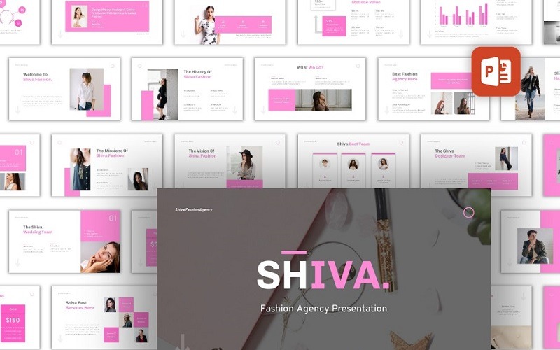 shiva fashion agency powerpoint presentation original