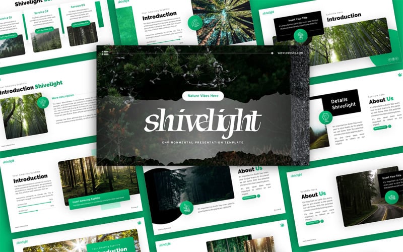 shivelight environment multipurpose powerpoint presentation template original