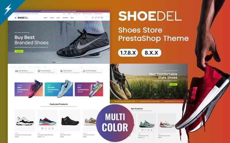 shoedel shoes and accessories store prestashop theme original