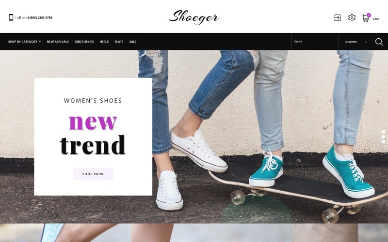 shoeger prestashop theme original