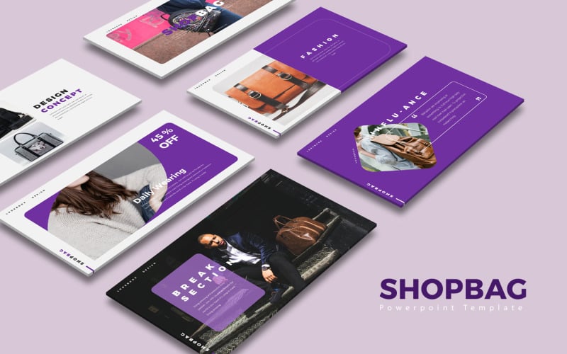 shopbag presentation powerpoint template original
