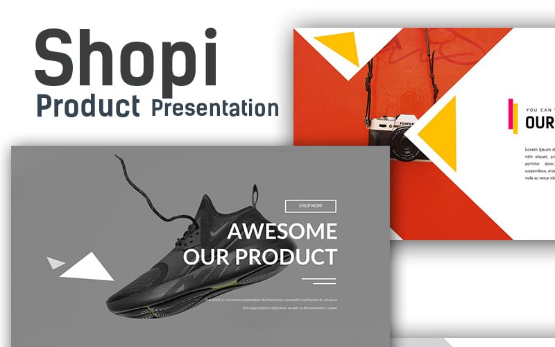 shopi premium shop presentation powerpoint template original