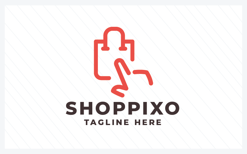 shoppixo marketing pro logo template original