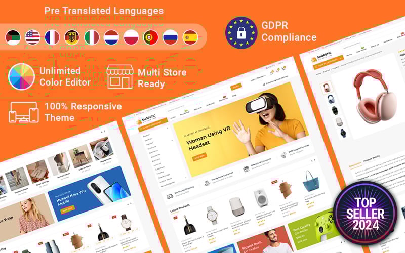shopstic mega store prestashop responsive theme original
