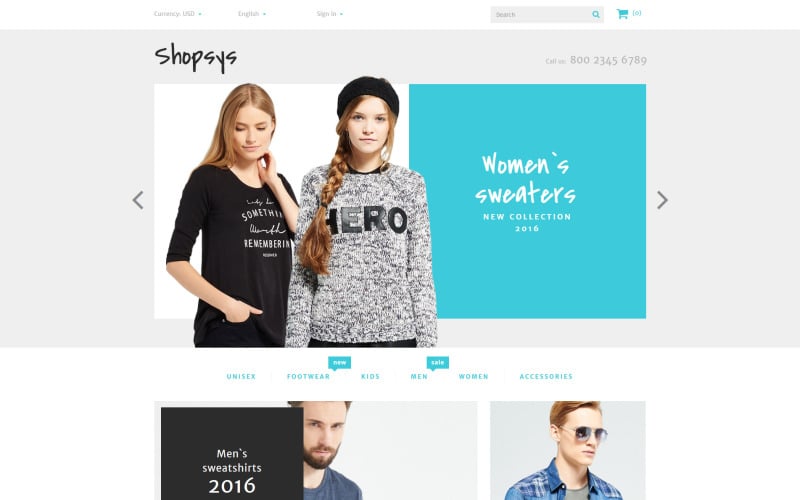 shopsys trendy clothes prestashop theme original