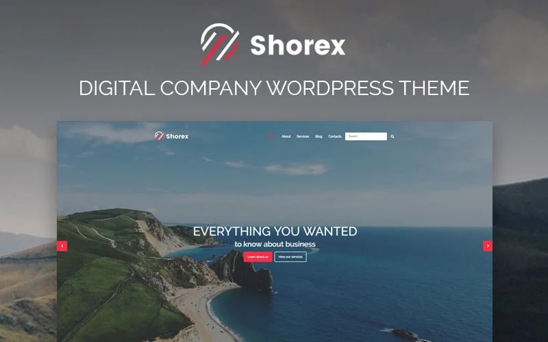 shorex digital multipurpose modern wordpress elementor theme original
