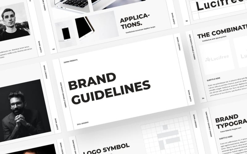 sierra brand guidelines powerpoint template original