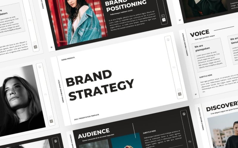 sierra brand strategy powerpoint template original