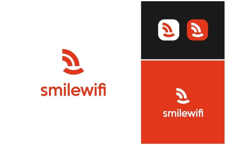 signal wifi wireless smile logo original