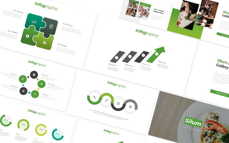 silum food powerpoint template original