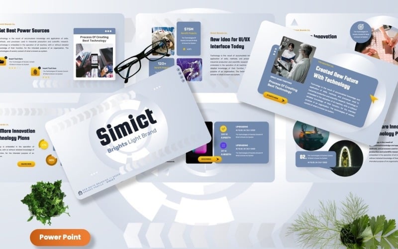 simict pure multipurpose powerpoint templates original