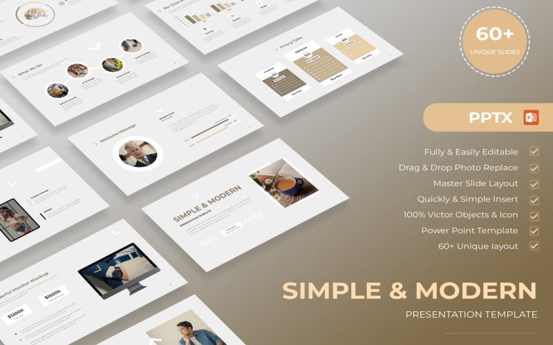 simple and modern presentation template original