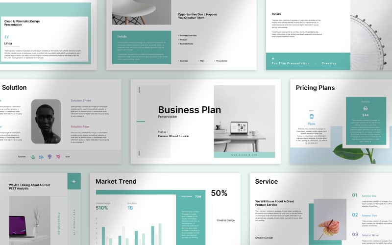simple business plan presentation original