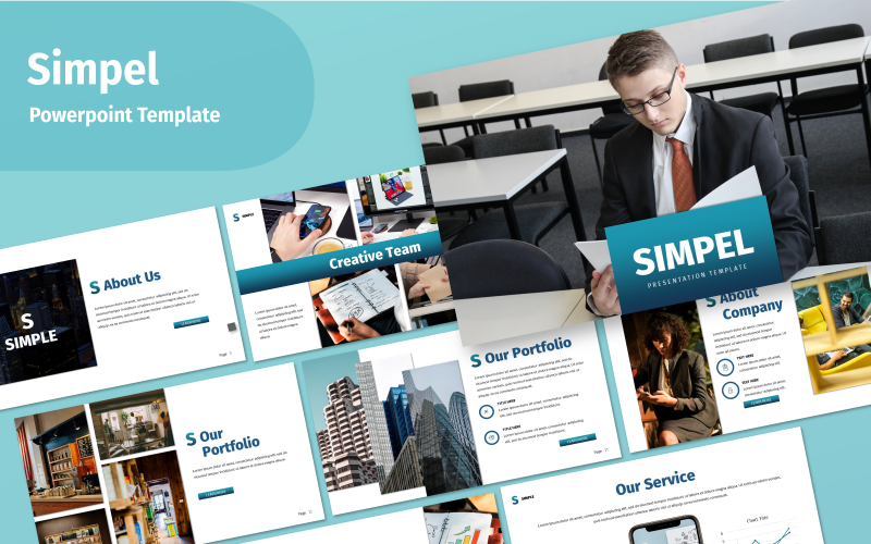 simple business powerpoint template original