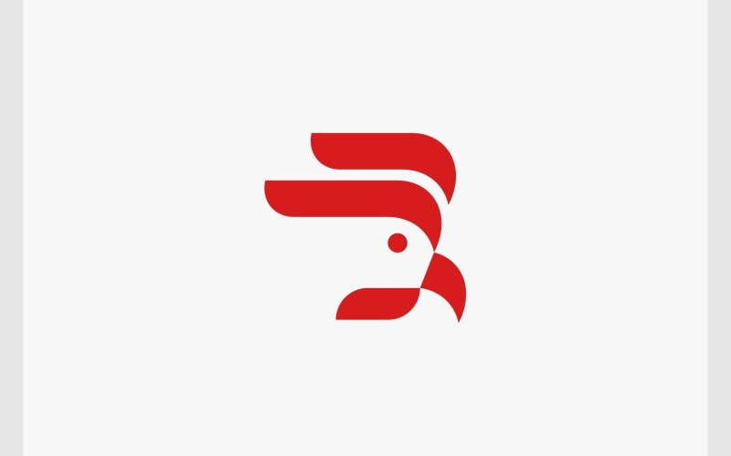 simple chicken rooster logo original
