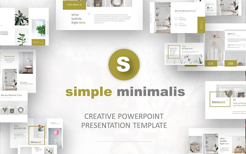 simple minimalis powerpoint template original