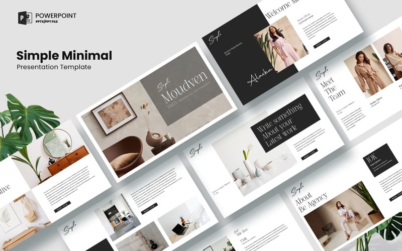 simple moudven presentation template original