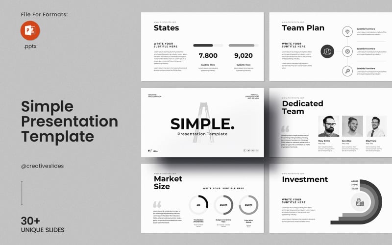simple powerpoint presentation layout original