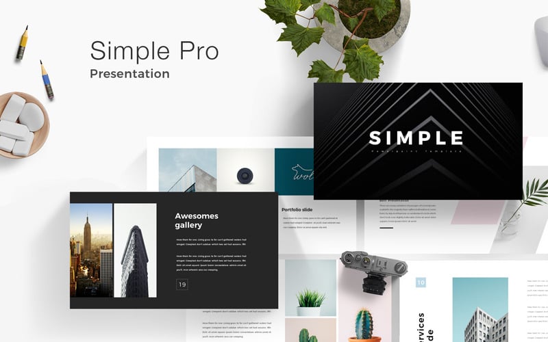 simple pro powerpoint template original
