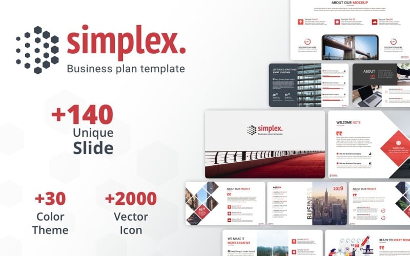 simplex business plan powerpoint original