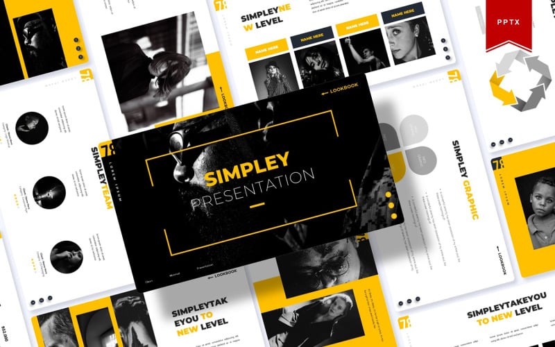 simpley powerpoint template original