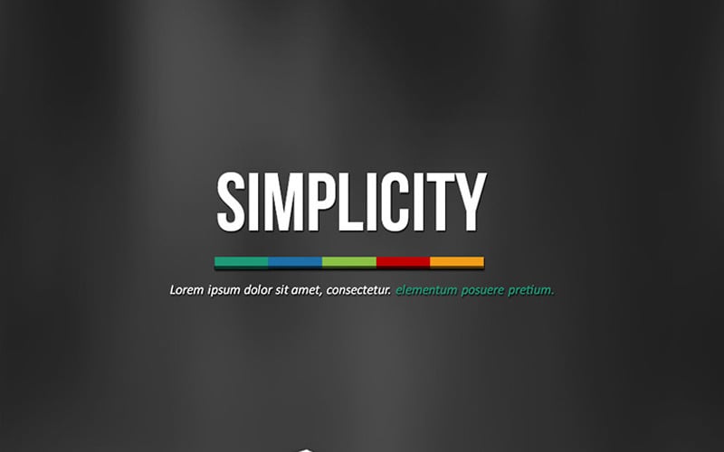 simplicity powerpoint bonus powerpoint template original