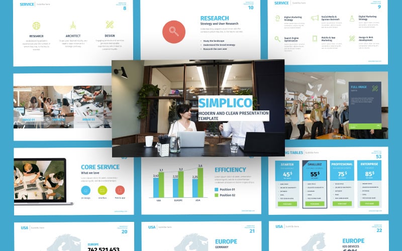 simplico marketing business powerpoint template original