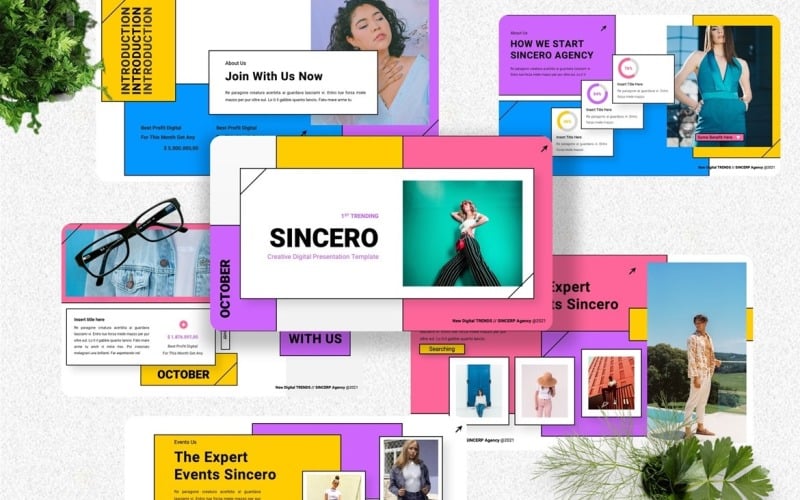 sincero creative digital powerpoint template original