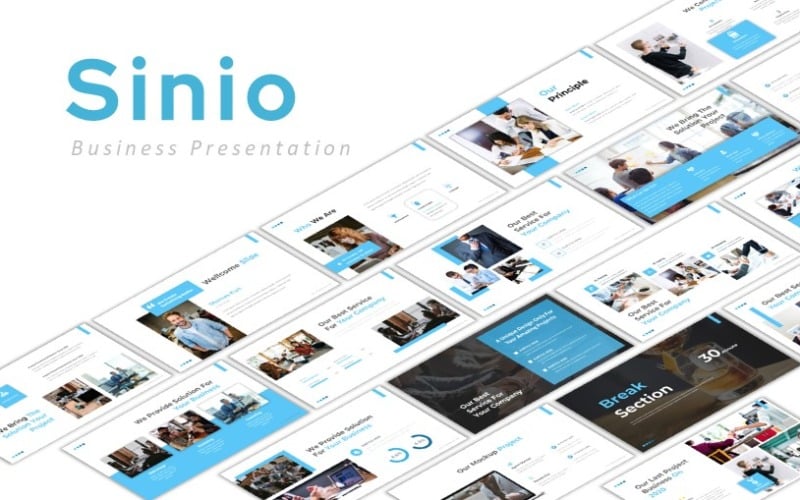 sinio business powerpoint template original