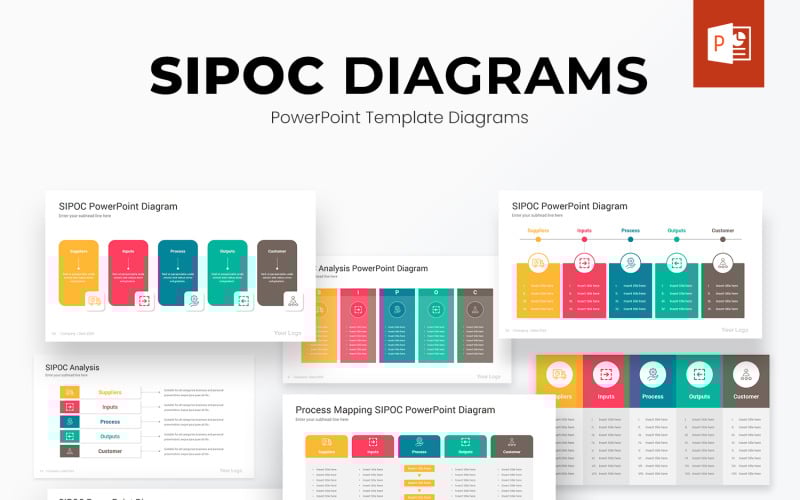 sipoc powerpoint diagrams template original
