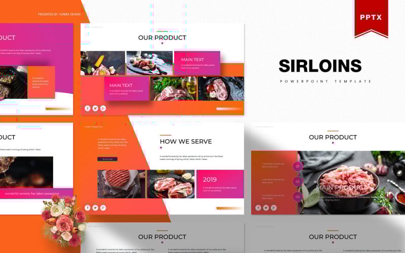 sirloins powerpoint template original