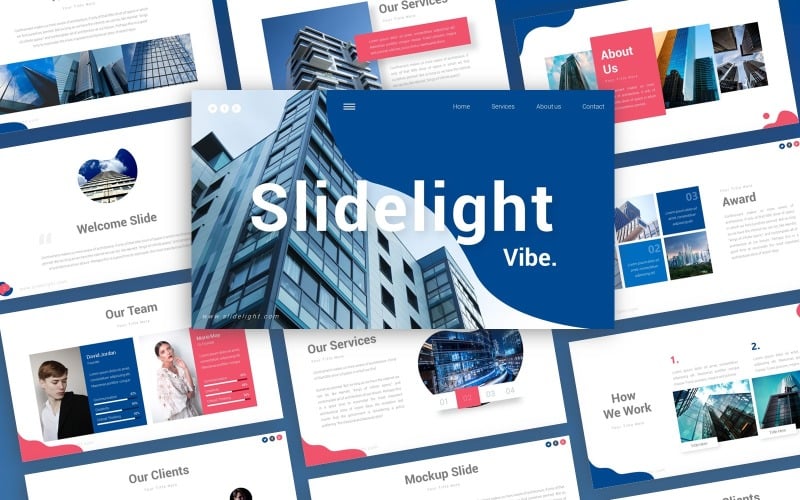 skylight architecture presentation powerpoint template original