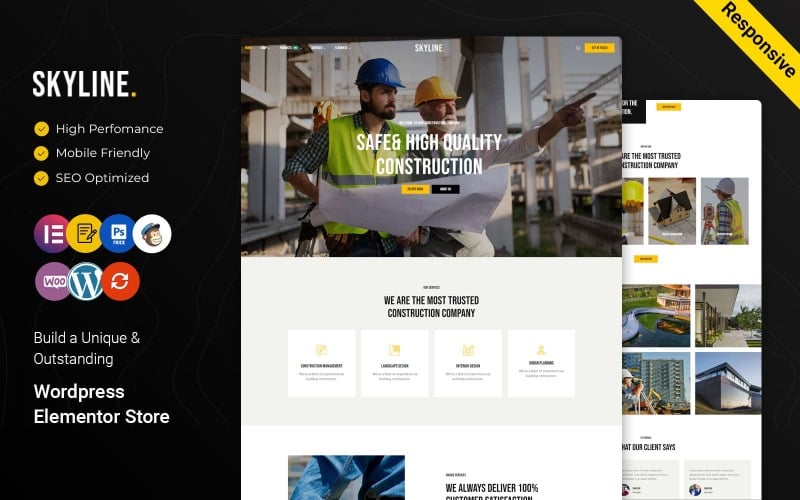 skyline construction and real estate multi purpose business elementor wordpress theme original