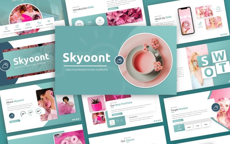 skyoont creative multipurpose powerpoint template original