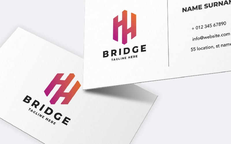 small bridge pro logo template original