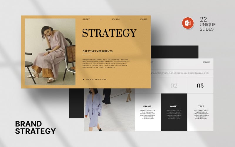 smart brand strategy presentation template original