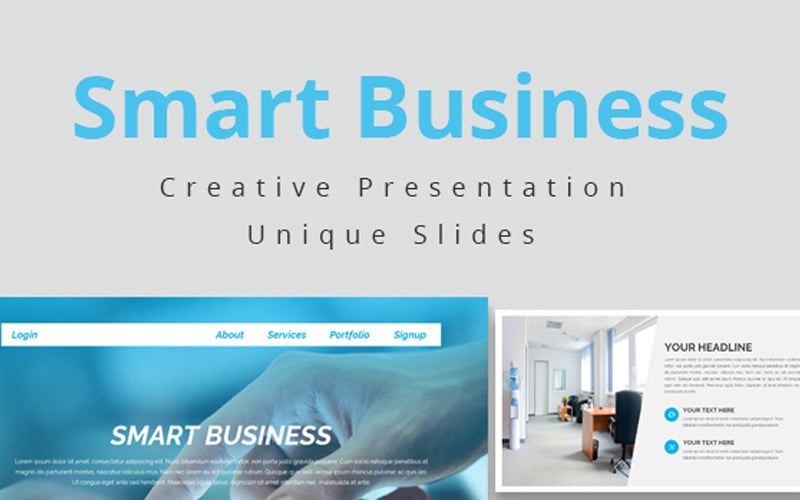 smart business powerpoint template original