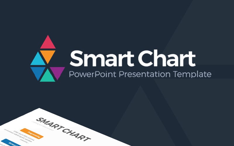 smart chart infographic powerpoint template original