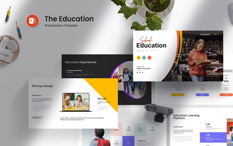 smart education powerpoint presentation template original
