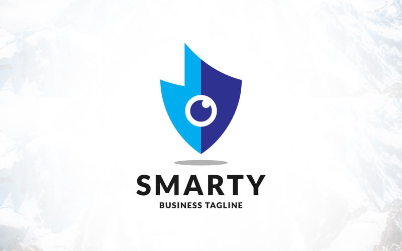 smart eye shield security logo design original