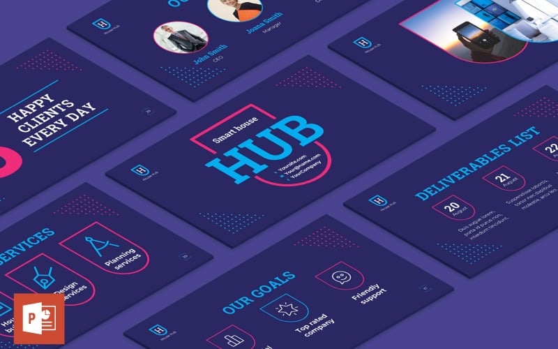 smart house presentation powerpoint template original