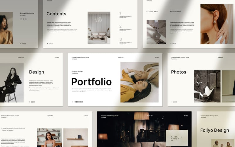 smart portfolio presentation template original