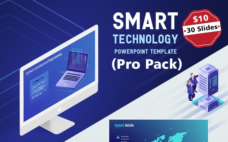 smart tech powerpoint template original