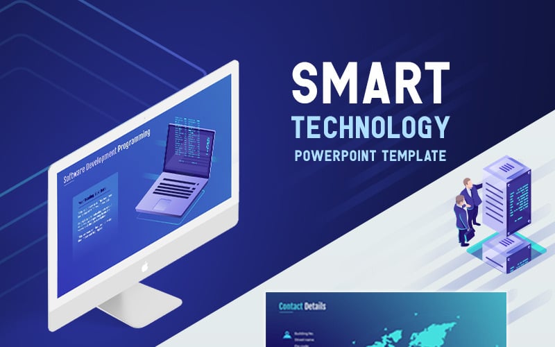 smart technology powerpoint template original